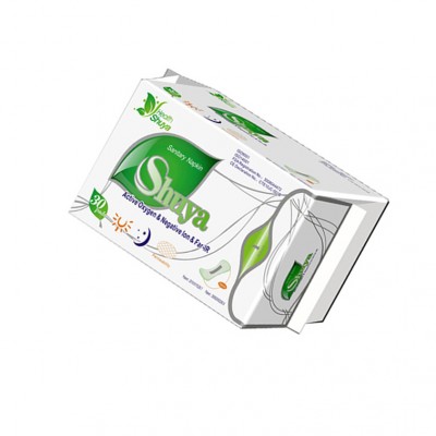 Functional FIR sanitary napkin