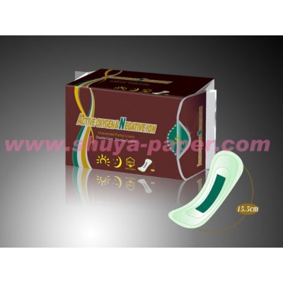 155mm Active Oxygen and Negative Ion Panty Liner